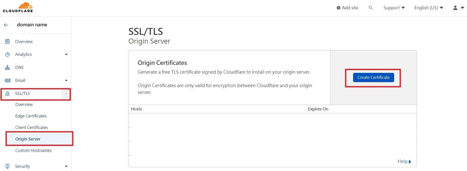 From Cloudflare make a pfx certificate and upload to Azure Server